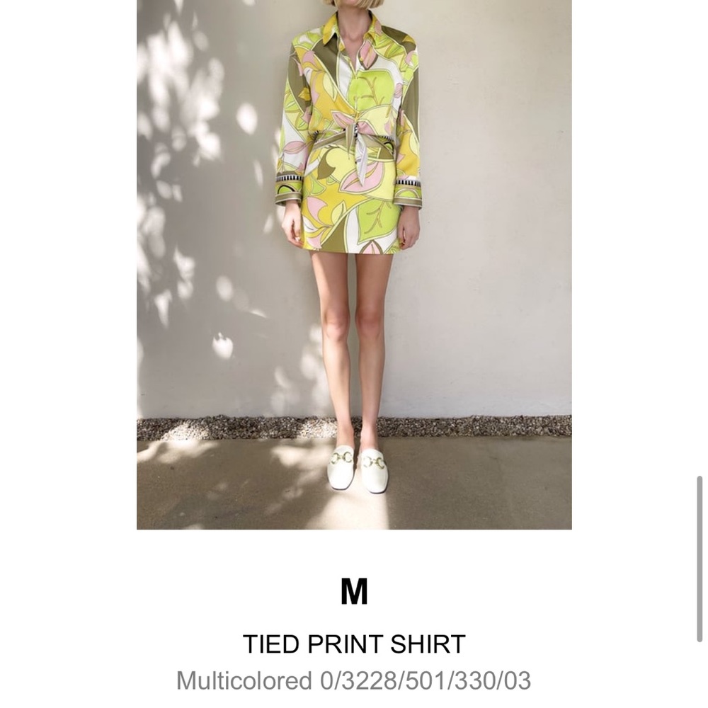 Zara 60’s skirt and shirt set